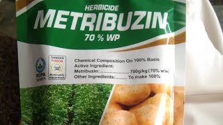 Potato crop HerbicideMETRIBUZIN 70 WP amp WHEAT CROP HERBICIDE [upl. by Einnaoj]