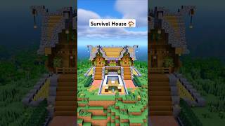 Minecraft LARGE Survival House 🏠 minecraft [upl. by Acenahs]