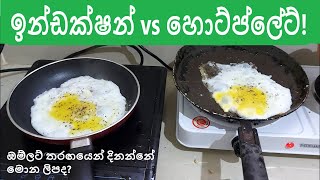 ඉන්ඩක්ෂන් කුකර් vs හොට් ප්ලේට්  Induction Cooker vs Hot Plate [upl. by Alleon251]