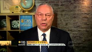 Colin Powell endorses Obama [upl. by Loralie]