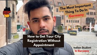 City Registration In Germany Experience  How Important Is Anmeldung For Indian Student In Germany [upl. by Goat]