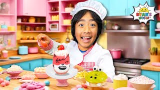 Ryans VTuber Baking Competition  Kids Learn to Bake [upl. by Ailuy]