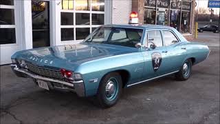 1968 Glenview IL Police Chevy Biscayne [upl. by Jerrol204]