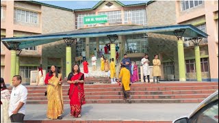 Saraswati puja 2024saraswati puja Dibrugarh University Assam [upl. by Ewen]