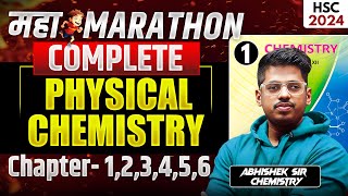 PHYSICAL CHEMISTRY MAHAMARATHON 123456 MAHAREVISION Class 12 BOARD EXAM 2024 Abhishek Sir ASC [upl. by Kajdan453]