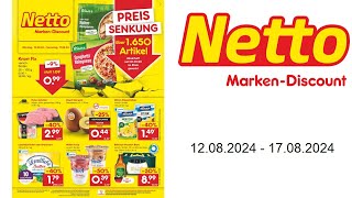 Netto MarkenDiscount Prospekt DE  vom 1208 bis 17082024 [upl. by Dupin]