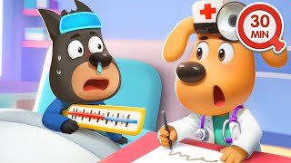 Escucha al Doctor 👨‍⚕️ 30MIN de Dibujos Animados 🔍Sheriff Labrador en Español [upl. by Jonathon954]