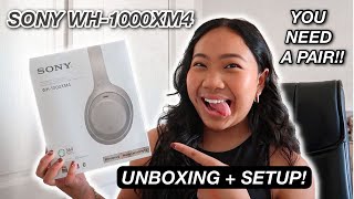 SONY WH1000XM4 HEADPHONE REVIEW setupunboxing [upl. by Nillok]