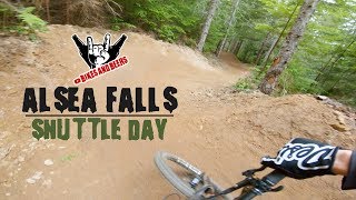 Alsea Falls Shuttle Day POV  Bikes and Beers [upl. by Alehs]