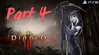 Diablo 3 Gameplay Walkthrough Part 4  The Broken Blade PS5  No Commentary [upl. by Suirred245]