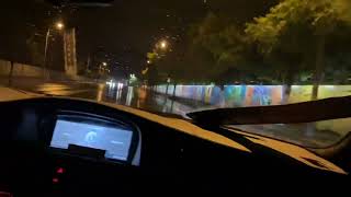 Bmw M5 V10 E60 drift in rain bucharest [upl. by Relyt]