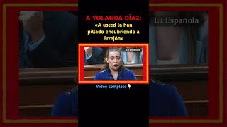 Yolanda Diaz intenta dar lecciones Pero diputada del PP le recuerda lo de Errejón 😂 españa [upl. by Asle]