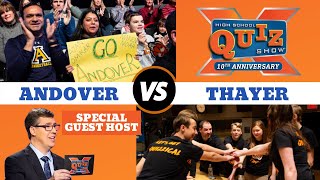 High School Quiz Show QUARTERFINAL 2  Andover vs Thayer Academy 1010 with Jeff Kinney [upl. by Culley]