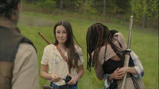 rick reunites with judith scene  twd the ones who live season 1 ending [upl. by Seumas]