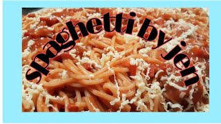 Home made spaghettiJenskie tv [upl. by Ahsoyek113]