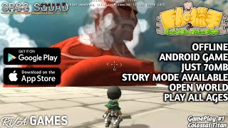 AOTTG Mobile  Attack On Titan Tribute Game  Android GamePlay  Game By RVAGames [upl. by Kilian]