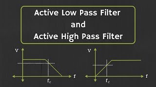 Active Low Pass Filter and Active High Pass Filter Explained [upl. by Enilarac795]