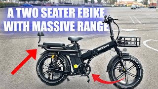 Foldable TWO SEAT Ebike With Insane Range  52V 60AH Tesway X7 Pro Review [upl. by Steinman149]