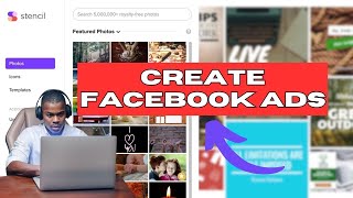 How to Create Facebook Ads in GetStencil 2024 [upl. by Filmer]