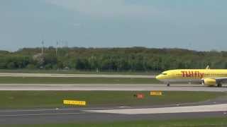 AirberlinTUIFLY beim Start ad Flughafen Düsseldorf [upl. by Weinhardt]