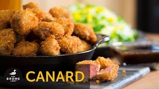 Recette de beignets de canard croustillants sauce aigredouce et salade de mangue [upl. by Rehtnug]