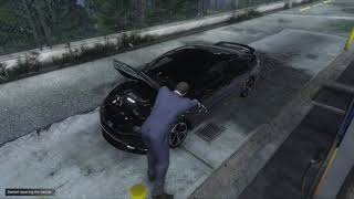 Stormy stroll in a 2014 Honda Civic Si  GTA V  Steering Wheel Gameplay [upl. by Ahsinot]