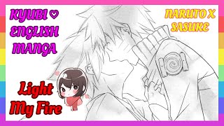 ❤ NARUSASU COMIC – Light my fire English [upl. by Airlie]