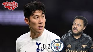 SON HEUNGMIN IS A DISGRACE  Troopz Reacts To Tottenham 02 Man City [upl. by Nerhtak32]