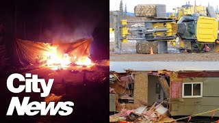 Coastal GasLink site in northern BC attacked causing significant damage [upl. by Sharon]