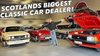 Visiting Scotland’s BIGGEST classic car dealership [upl. by Ricoriki291]