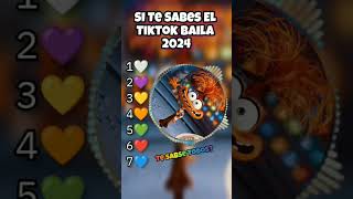 SI TE SABES EL TIKTOK BAILA 2024│Nuevos Trends De TikTok│BAILANDO TIK TOK 2024 tiktok [upl. by Gomer]