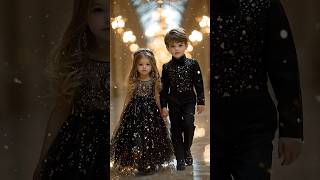 Cute little royal couple 👶 baby fashion show cutebaby babyfashion kidsfashion babyshorts kids [upl. by Sheryl440]