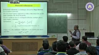 Rietveld Refinement by Ashish Kr Mall IIT Kanpur [upl. by Ralina809]