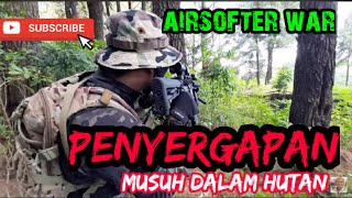 penyergapan musuh dihutan ● Skirmis Airsoft Dihutan Bissoloro [upl. by Mena]