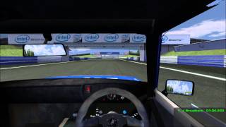 rFactor  MK2 Escort  Silverstone short circuit [upl. by Kciredes676]