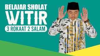 Panduan Sholat Witir 3 Rakaat 2 Salam  Lengkap Teks Arab Latin Terjemah Indonesia [upl. by Elfstan]