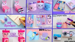 DIY CUTE MINI NOTEBOOKS  AMAZING PAPER CRAFTS IDEAS  Back To School Hacks [upl. by Gomer]