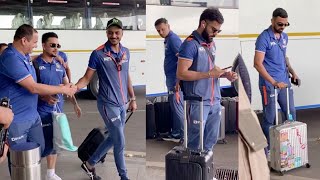 Virat Kohli KL Rahul Ishaan Kishan  Indian Cricketers Fly For India Tour Of Bangladesh 2022 [upl. by Elsie261]