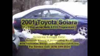 Atlanta GA 2001 Toyota Solara  Lost Key Made amp ECU Programmed [upl. by Niltac]