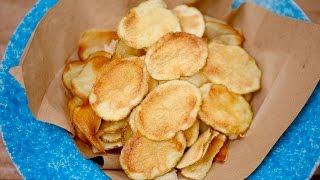 Homemade Crispy Microwave Potato Chips  Regular Ranch amp BBQ Flavors [upl. by Curren]