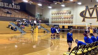 10192024  Union Lady Rockets Varsity Volleyball vs Blue River  Sectional  Set 1 [upl. by Kezer]