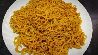 Maggi recipe without vegetable 😋 how to make dry Maggi  without vegetable Maggi  maggi recipe [upl. by Hnilym]