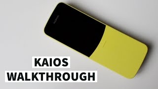 KaiOS Walkthrough  In Depth Look at Nokia 8110 with KaiOS [upl. by Allemap]