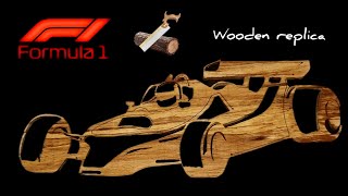 Wooden replica of Formula 1 car [upl. by Lilllie548]