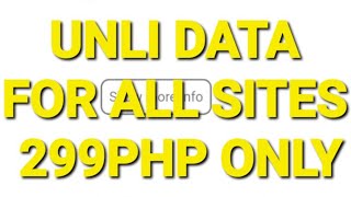 TNT UNLI DATA FOR ALL SITES  299 30 DAYS [upl. by Secor907]