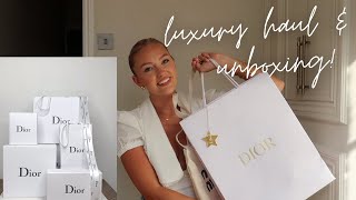 HUGE DESIGNER  LUXURY HAUL  DIOR MIU MIU amp CELINE [upl. by Gnep924]