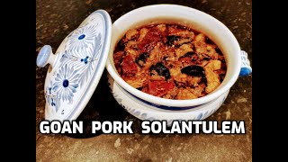 Goan Pork Solantulem  Goan Pork Recipe  How To Cook Tasty Goan Pork Amsol  Homemade Food by Tania [upl. by Inattyrb944]