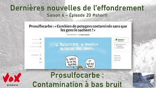 Prosulfocarbe  Contamination à bas bruit dans bastamedia du 12 décembre 2023 short1 [upl. by Pulchia]