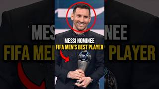 MESSI nominated for FIFA The Best Player Award 2024 but no Ronaldo there😳🤣shorts fifamessi [upl. by Schwejda]