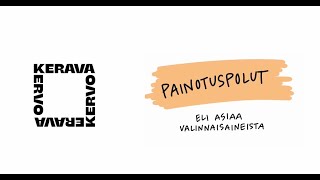 Painotuspolut Keravalla eli asiaa valinnaisaineista FI tekstitys valinnaisena [upl. by Ailsun391]